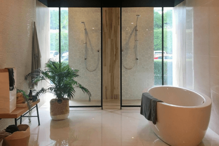 Bathroom tiles for House 17: Finding the right combo