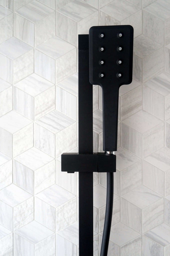 Master Bathroom remodel: with Feruni engineered marble tiles